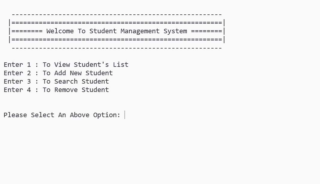Student Management System